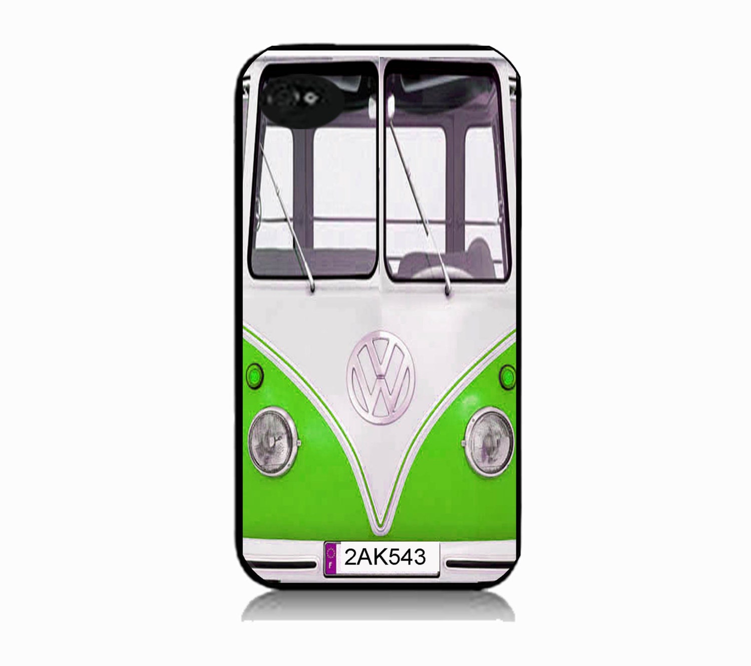 VW Van, VW Van Iphone 5 case, VW design, lime green