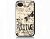 Vintage design, iphone 4 case, iphone 4 cover, vintage iphone design