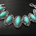 Turquoise Bracelet Tibetan Southwestern Tribal Ethnic Style Bohemian Gypsy Bracelet
