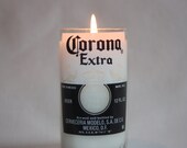 Recycled Beer Bottle - Corona -  Candle - Custom Made