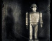 Robot Gort Vintage Style Moody  6 x 6 Photographic Print