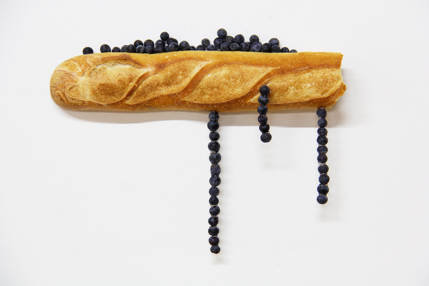 Wall Mountable BAGUETTE and variable BLUEBERRIES (snack variations are endless) Solve POVERTY