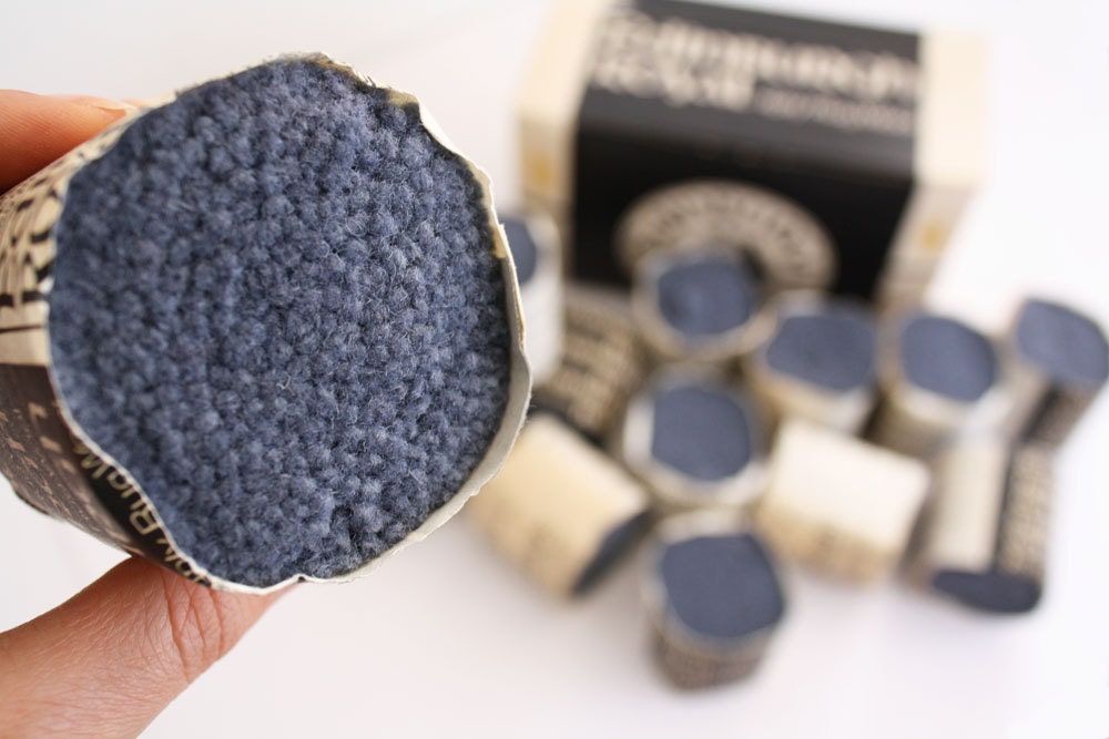 Slate Blue Rug 100 Virgin Wool - Edinburgh Royal 4 Ply Latch Hook Yarn - Vintage Craft Supplies - Rug Making & Hooking