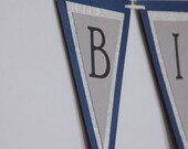 Pennant Flag Book Shower Banner - Completely Customizable, Perfect for Birthdays, Showers, Parties, Graduation