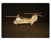 Laser-Cut Wooden Chinook Kit