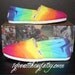 TOMS Tie Dye Shoes - Bright colors - hand dyed and custom made by One Great Thing :)