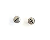 Screw Stud Earrings Flat and Phillips Post unisex earrings Handmade Graduation Gift Free US Shipping