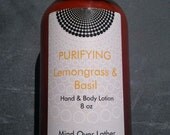 PURIFYING: Lemongrass & Basil Body Lotion