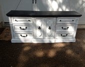 Solid Wood Shabby Chic 9 Drawer Vaughn of Virginia Dresser