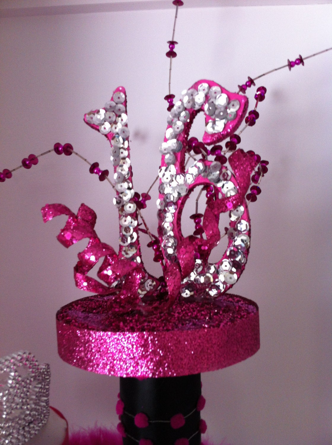 Sweet 16 -- or any age custom centerpieces