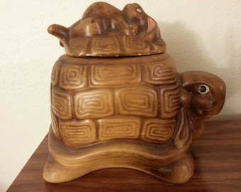 Tortoise and Hare Cookie Jar