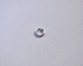 100 pieces 4mm Sterling Silver Open 22 gauge Jump Rings -  Made in the USA - 4mmSO