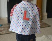 Children's personalised dress up cape