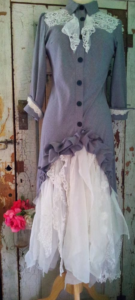 Steampunk Upcycled Dress