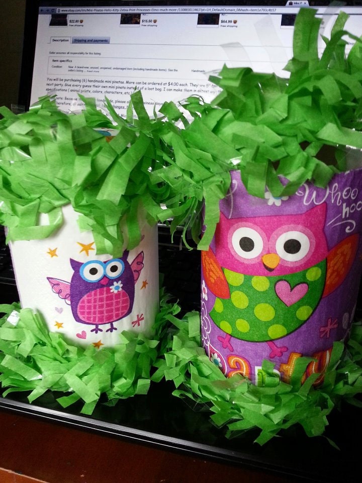owl Minnie  pinata/gift box (6)