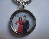 BONES tv show inspired key chain zipper pull