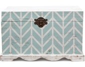 Herringbone Wall Stencil Reusable