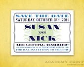 Marquee Printable Wedding Save the Date