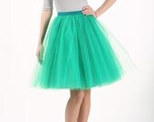 Emerald tulle skirt, emerald tutu skirt, petticoat, wedding skirt, custom made to order