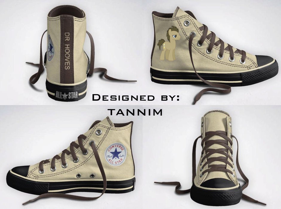 My Little Pony: Friendship is Magic - Custom Doctor Hooves Converse Chucks