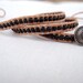 X3 Leather Wrap Bracelet / Black Goldstone bracelet / Unisex Wrap Bracelet
