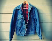 Vintage Flannel Lined Levi's Denim Jacket