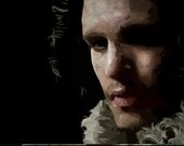Unframed Poster 11 x 17 inch Jon Snow of the Game of Thrones Digital Painting