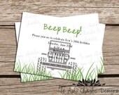 Printable Adult Birthday Invitations - Mudding Invitations - Muddin Birthday Invitations