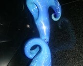 crazy spiral loop lock baby blue pipe