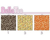 Crib Sheet - Toddler Bed Sheet - Retro Birds Leaves Brown Orange Yellow Green - Custom Made By BellaToo