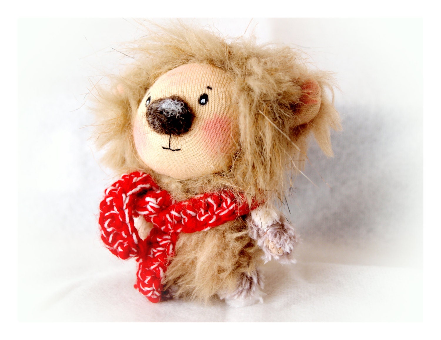 Stuffed teddy bear, stuffed bear, teddy bear, stuffed toy, miniature, handmade