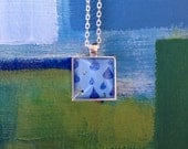 Lauren's Large Drops Square Pendant