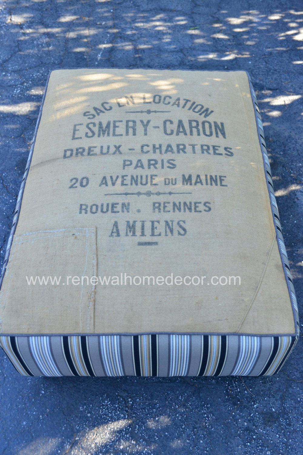Upholstered Coffee Table Ottoman - IN STOCK