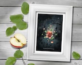 Inspirational Art print A4  / "New Beginnings" /