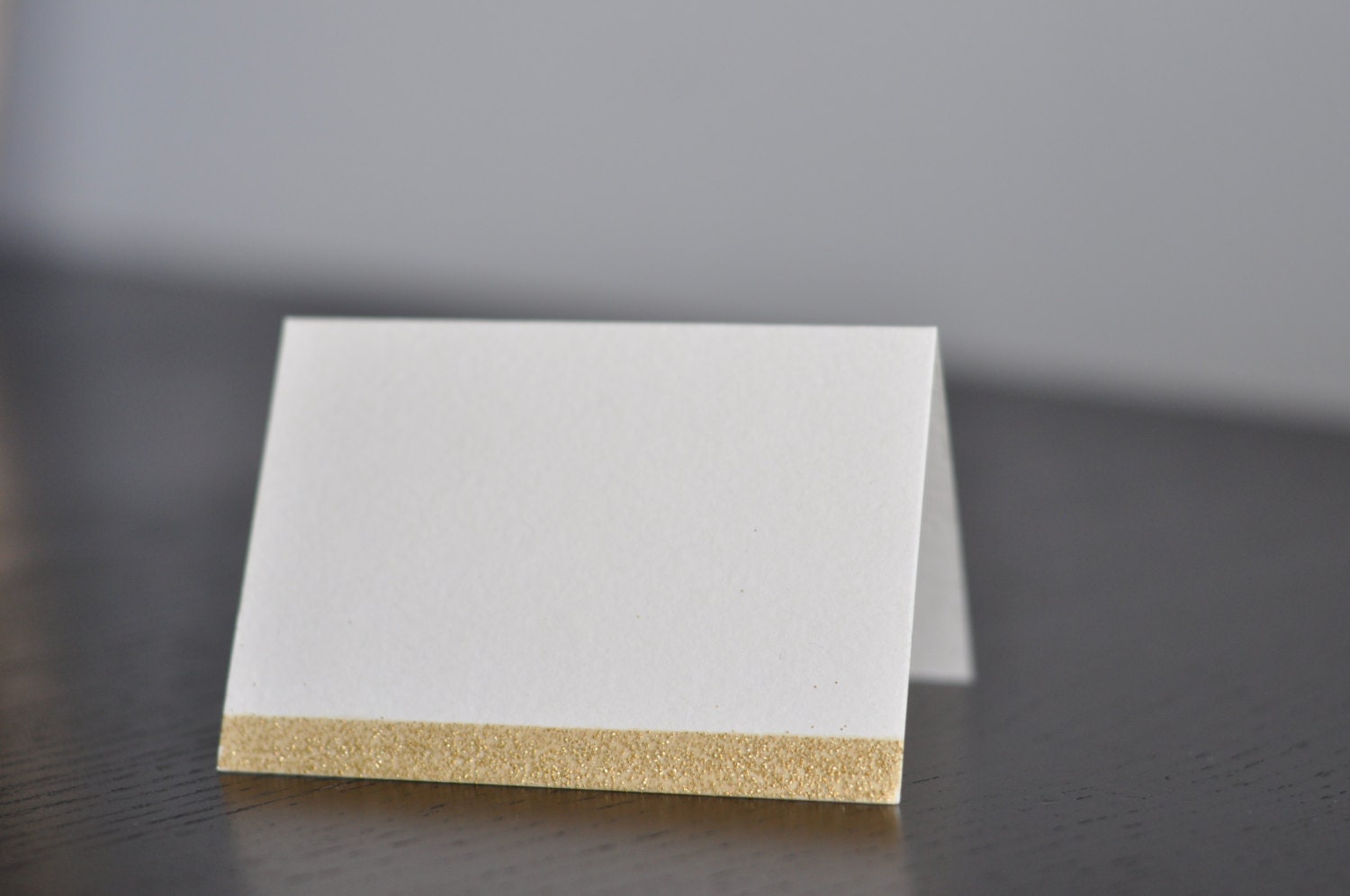 Place Cards with Gold Trim
