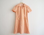 Vintage Dress / 1960s Dress / Psychedelic Dress