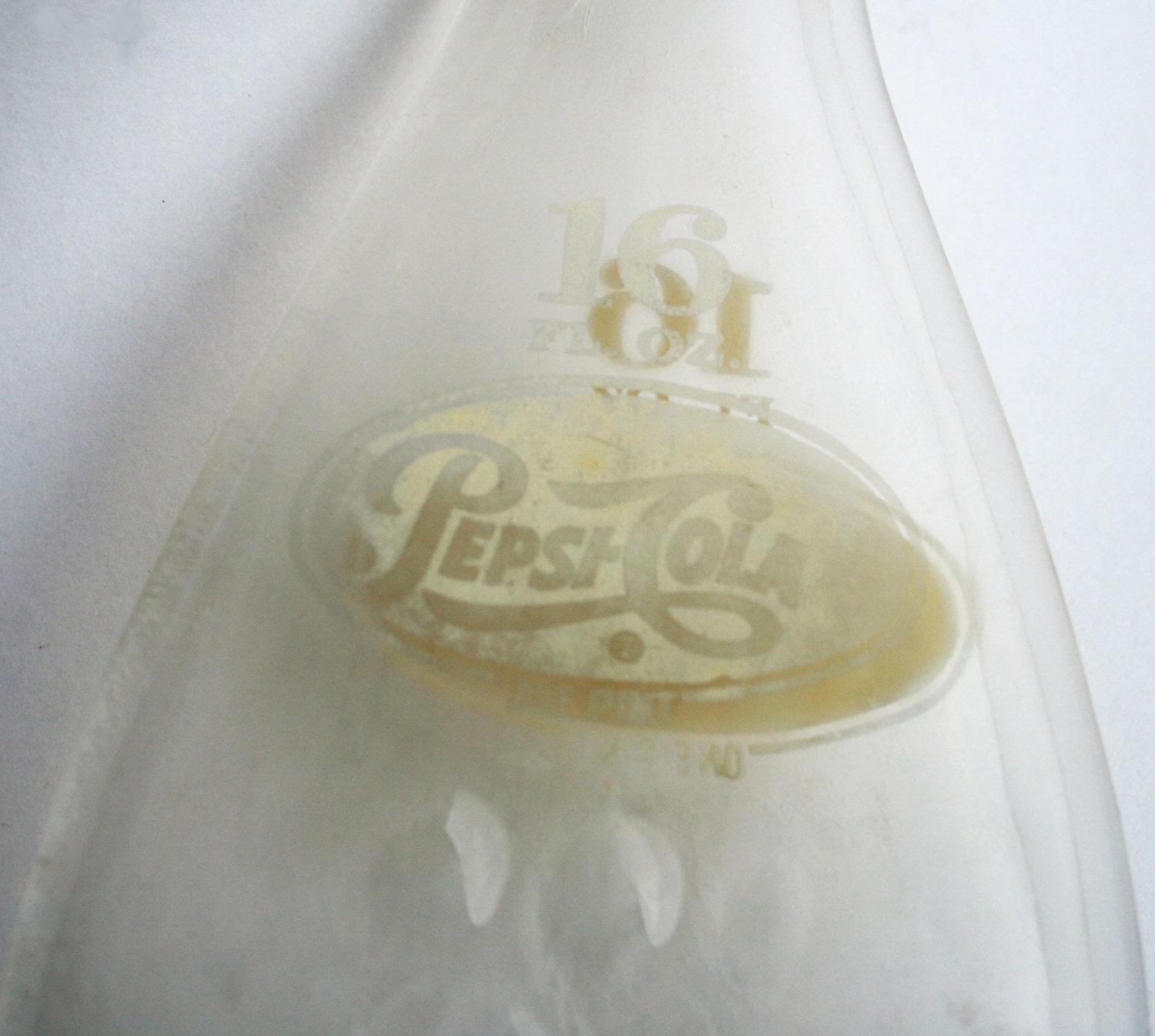 Antique, Vintage, Shabby Chic Pepsi Bottle: Fused Glass Spoon Rest or Cutting Board
