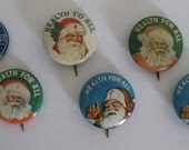Set of 6 vintage National Tuberculosis Association pins - 1960's