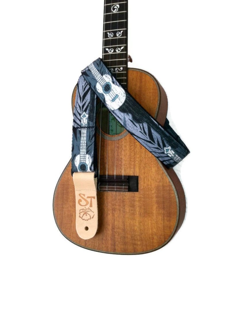 Hawaiian Ukulele Fabric Strap