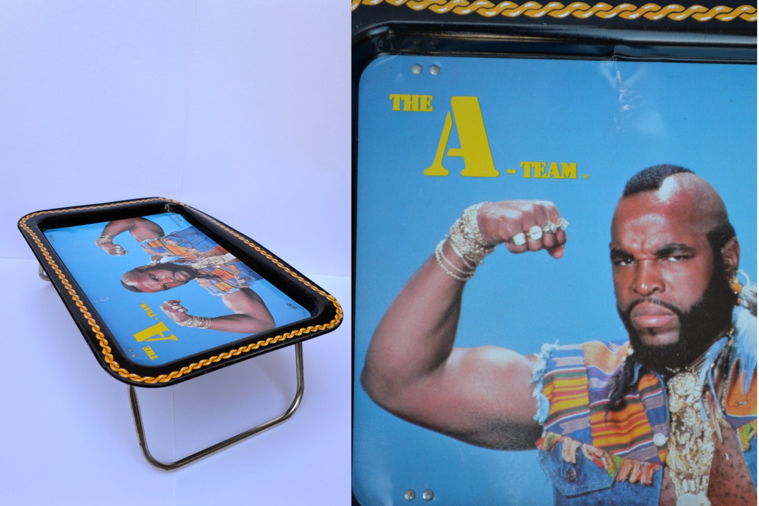 Vintage Mr. T A-TEAM TV Tray