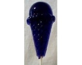 1 dz Hard Candy Ice Cream Cone Shaped Lollipop Party Favors w/ Personalized Back Labels