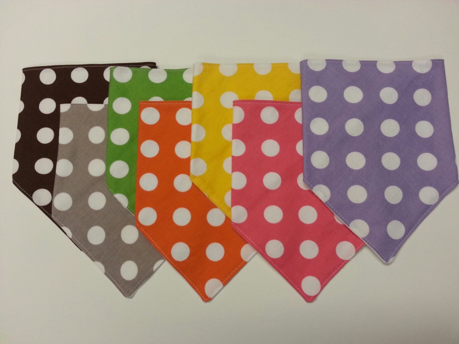 Baby Bandana Bib RiLeY BLaKe MeDium DotS chooSe your cOLor