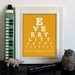 Bob Marley, Every Little Thing Gonna Be Alright Eye Chart, 8 x 10 Giclee Print BUY 2 GET 1 FREE