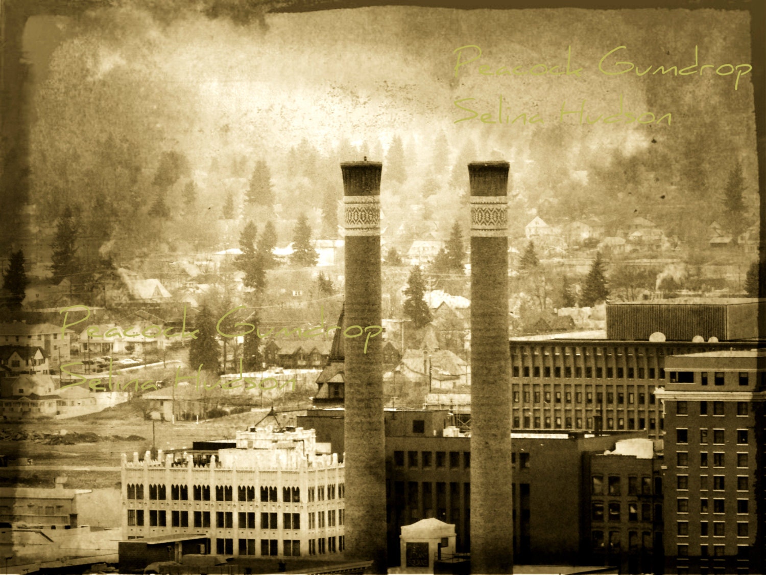 Old Fashion Buildings photo - 8 x 10 frame Print Art Photography