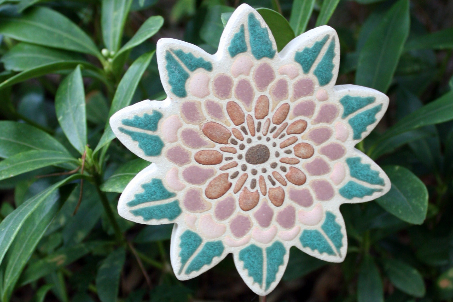 Outdoor Stoneware Garden Tile