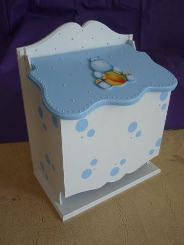 Diaper organizer hippo  boy kids room nursery bedding safari animal