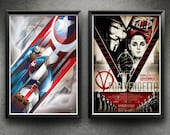 Superhero Two-Pack - Captain America / V For Vendetta