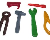 Tool Crayons set of 6 - party favor - birthday gift