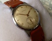 Striking 1940s Cyma mens vintage dress Swiss watch in great working order