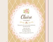 Rose Roses - Birthday Shower Party Invitation - Customized Printable by Paperholic Il_170x135